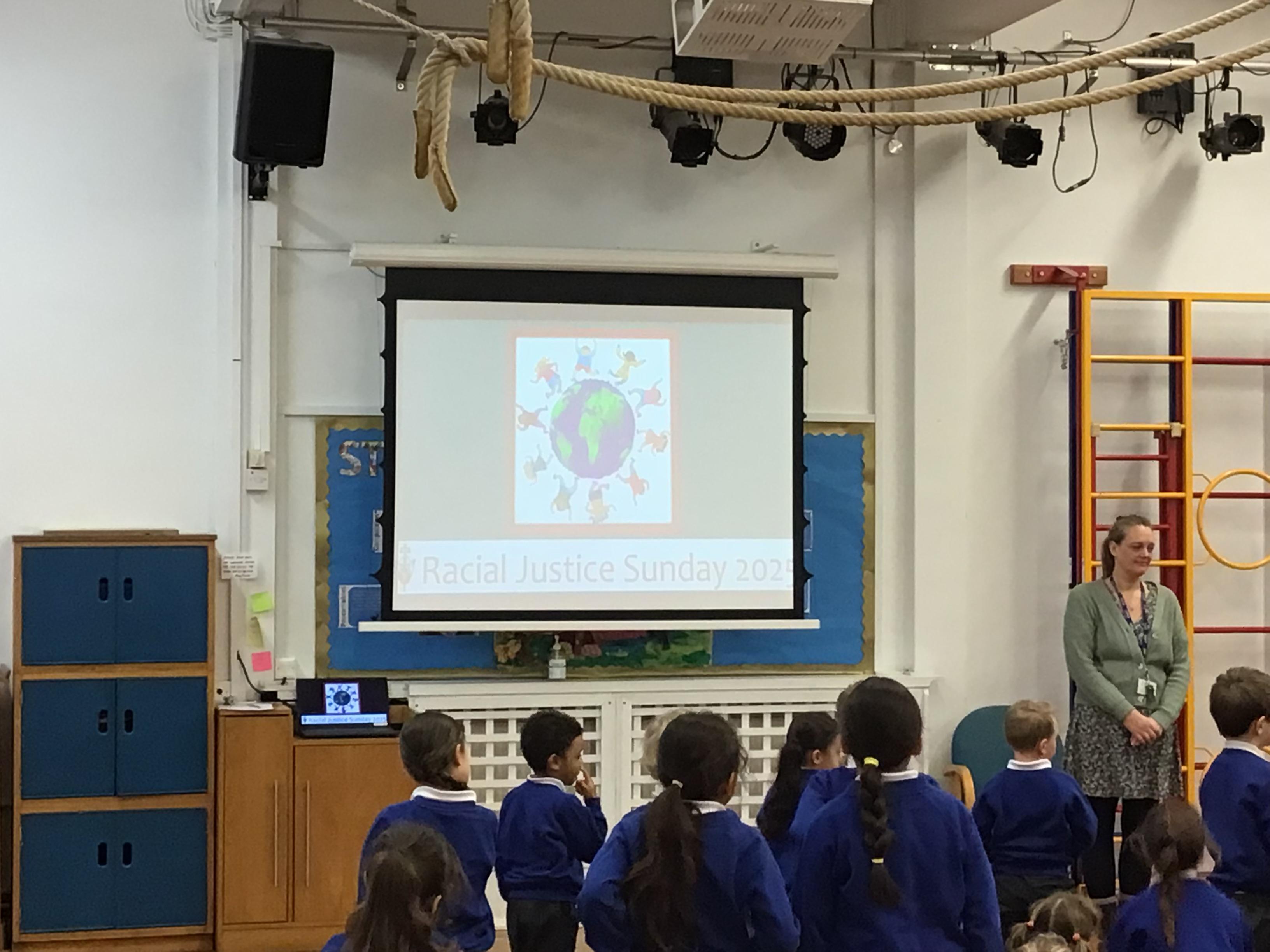 Wednesday 12th February Mrs Loveitt led an assembly preparing the children